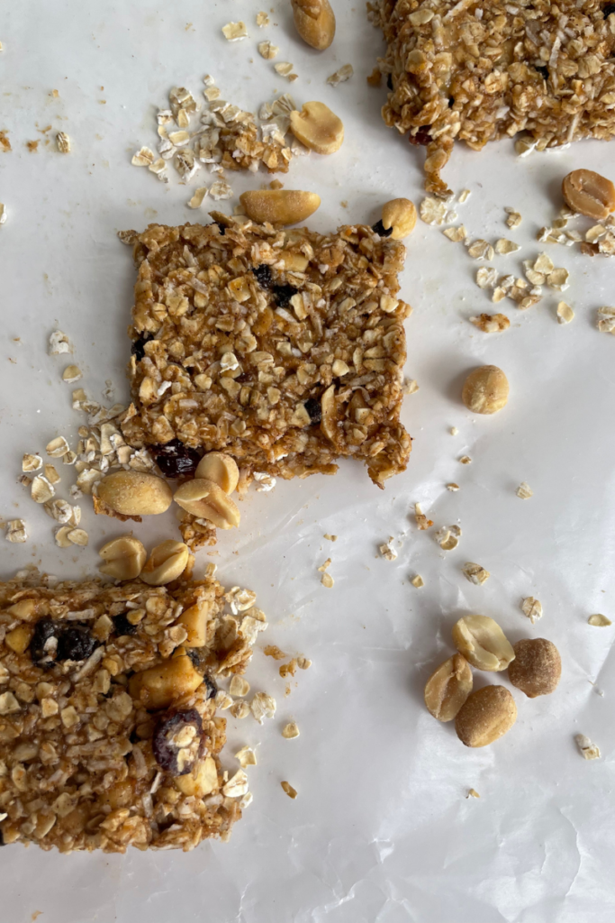 Banana PB granola bars