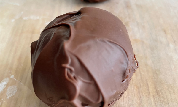 Chocolate Covered Brownie Bites