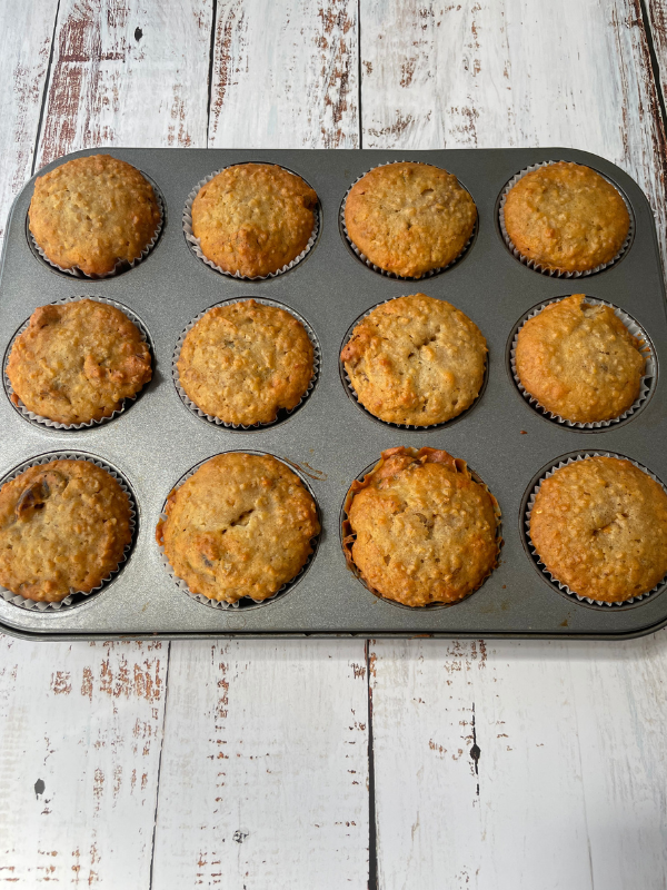 tray of muffins