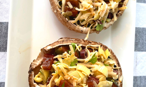 stuffed portobello mushrooms