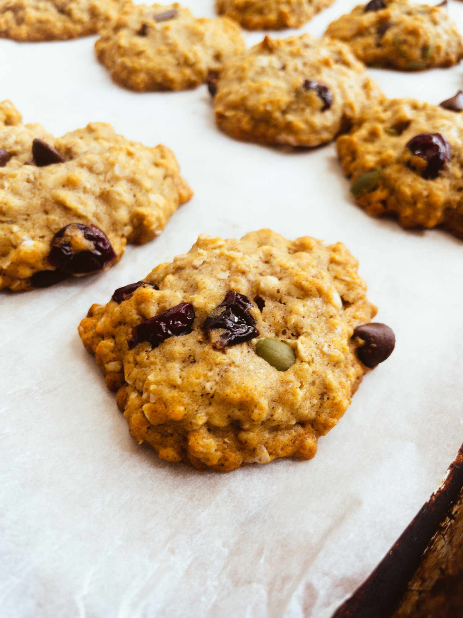 Healthy Oatmeal Breakfast Cookies - Running On Forks