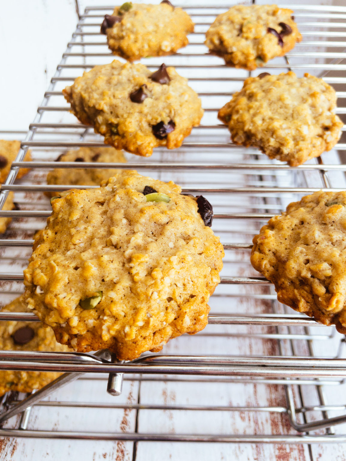 Healthy Oatmeal Breakfast Cookies - Running On Forks