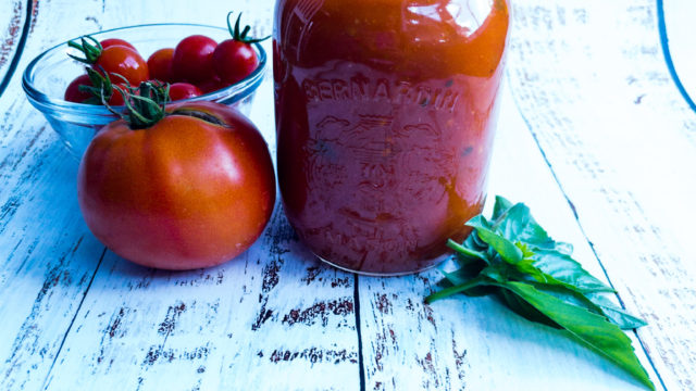 homemade marinara sauce